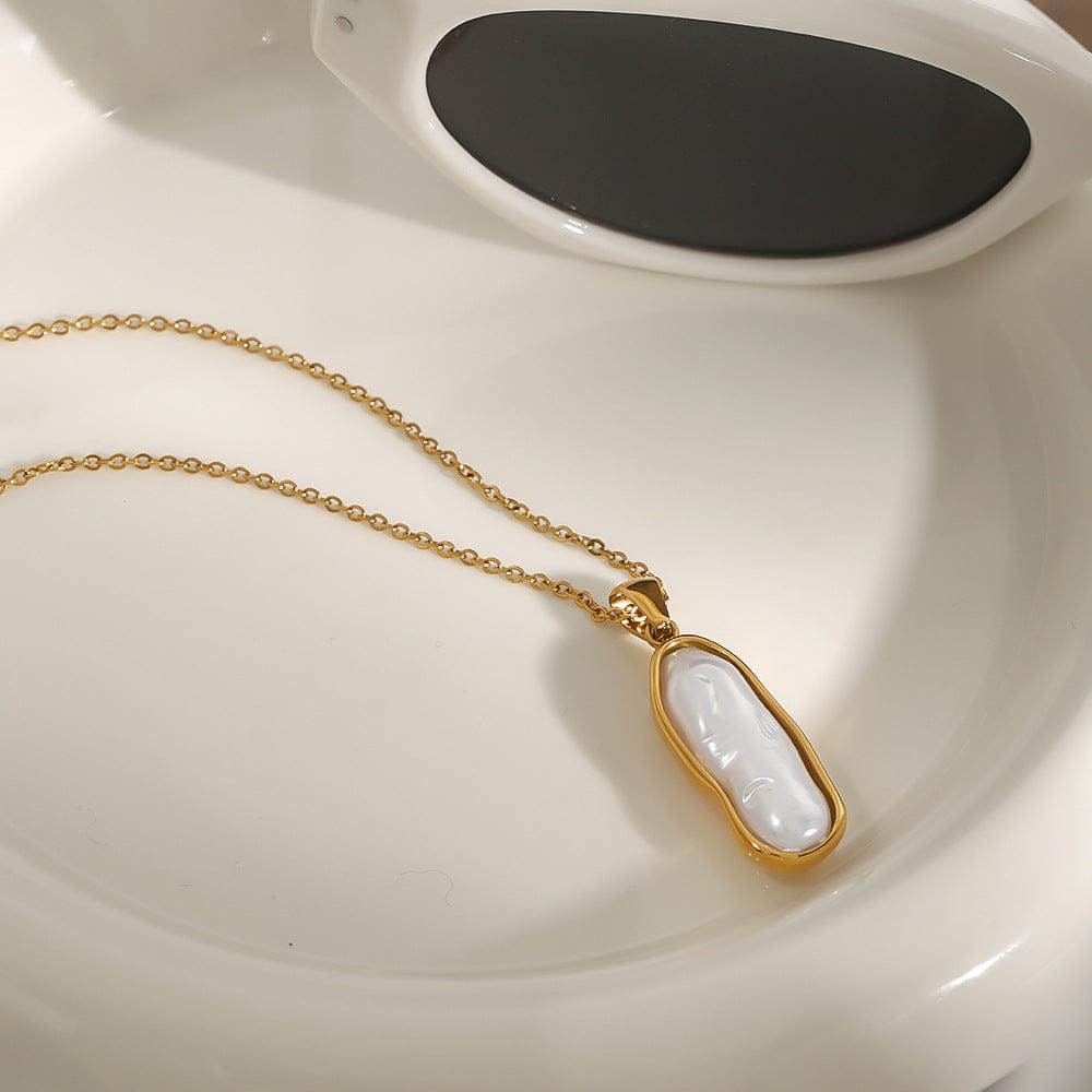 Gouden opaalhangerketting