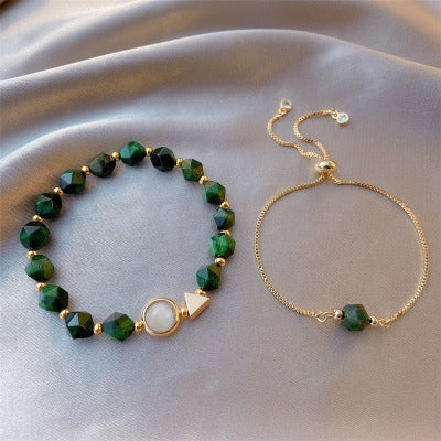 2 zelfvertrouwen ensemble-armband met kristal