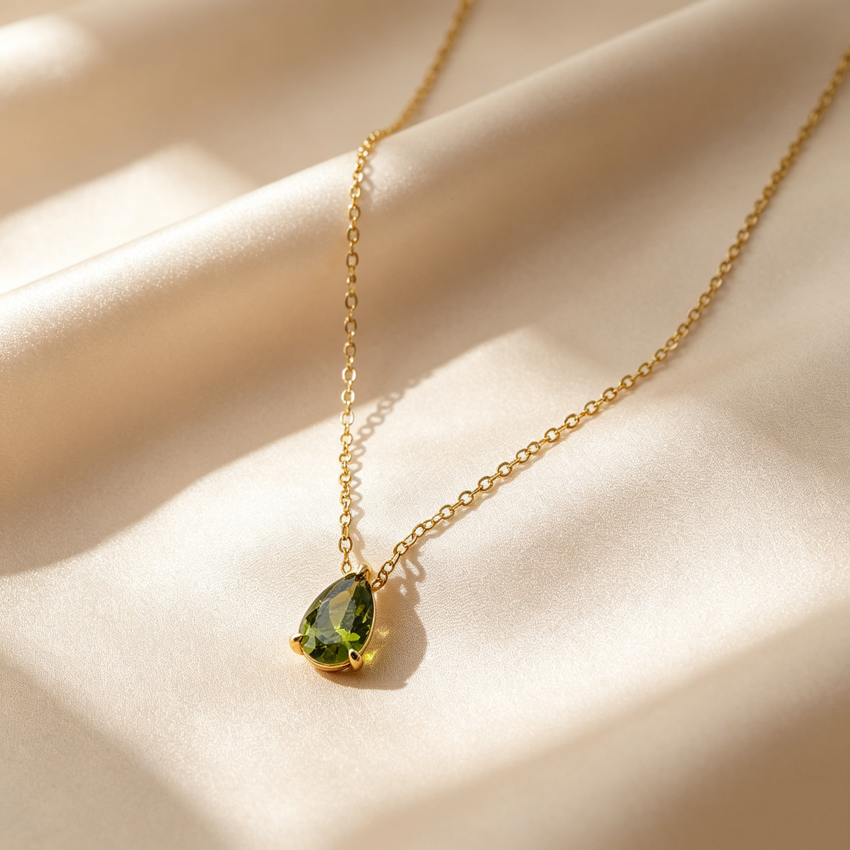 Druppelketting met geboortesteen