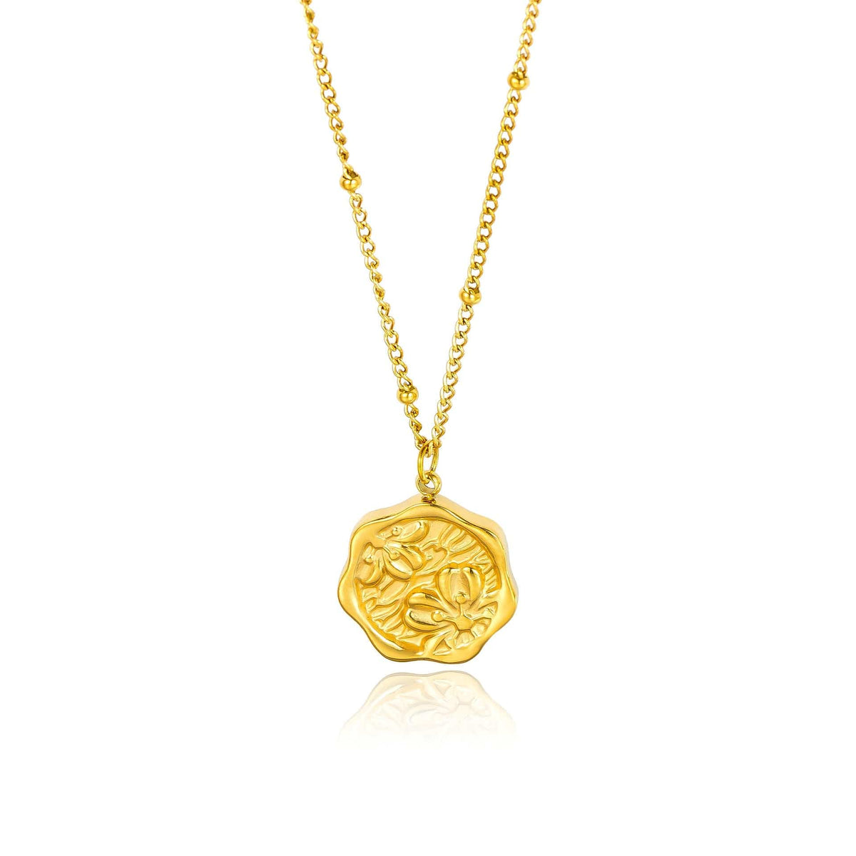 Gouden munthangerketting