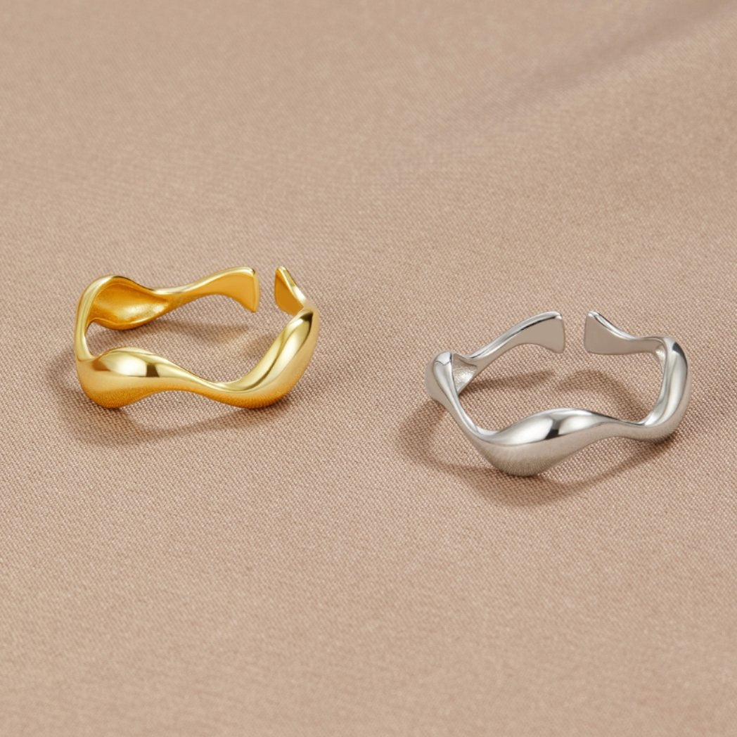 18K gouden golfring
