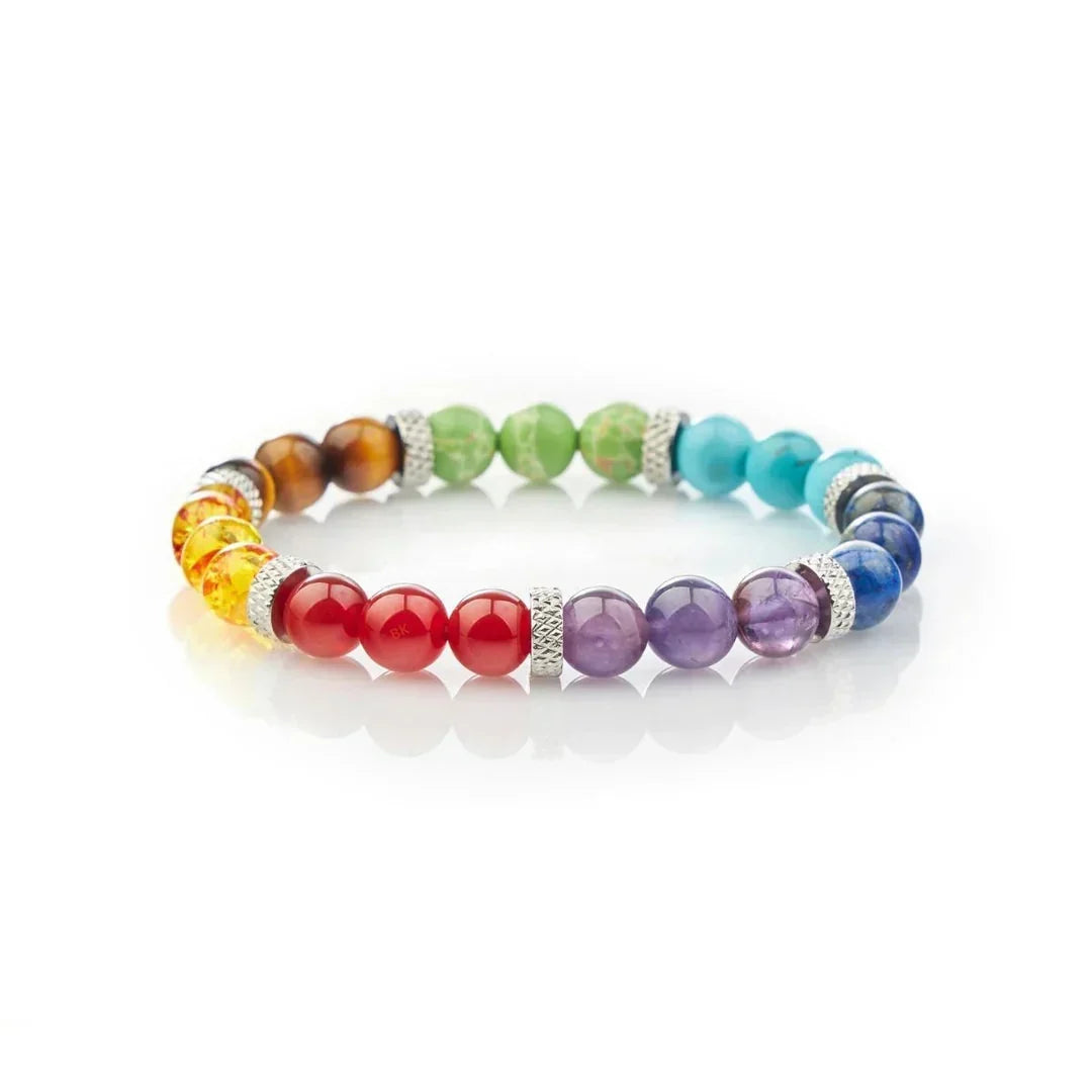7 chakra-armband met stenen