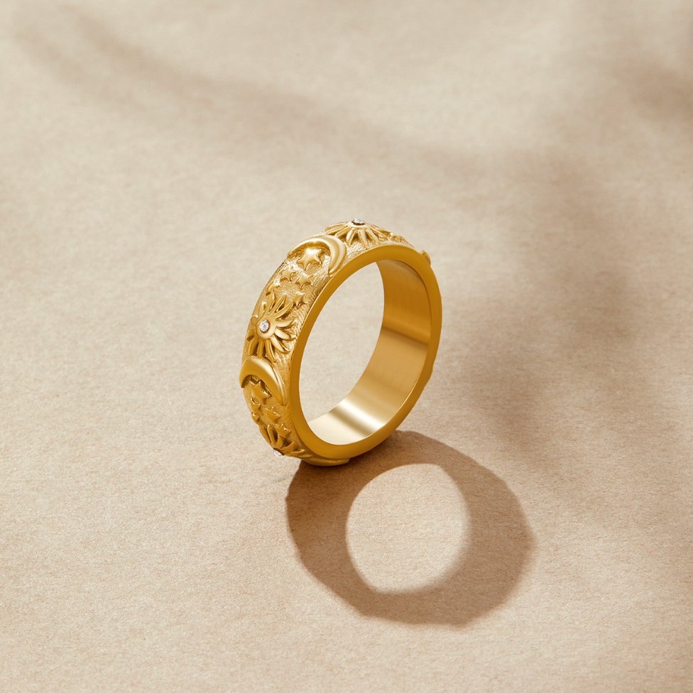 Hemelse gouden ring