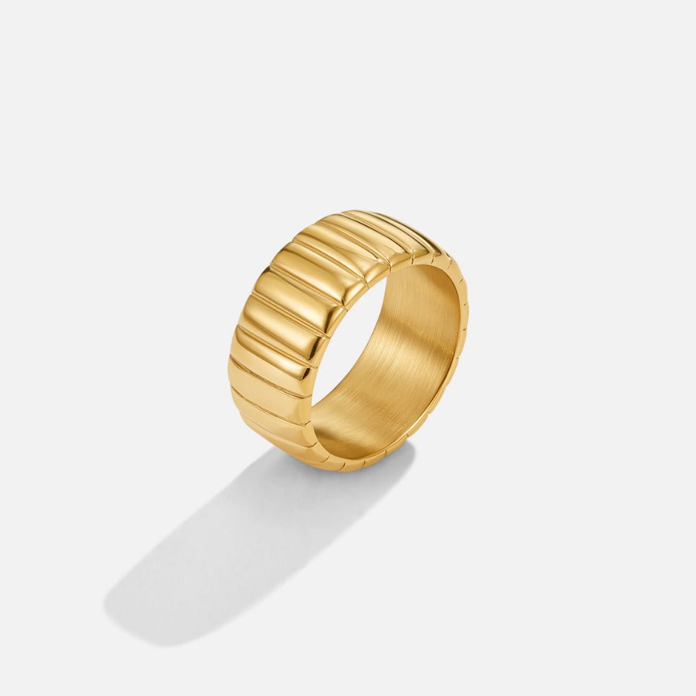 Calira stevige gouden ring