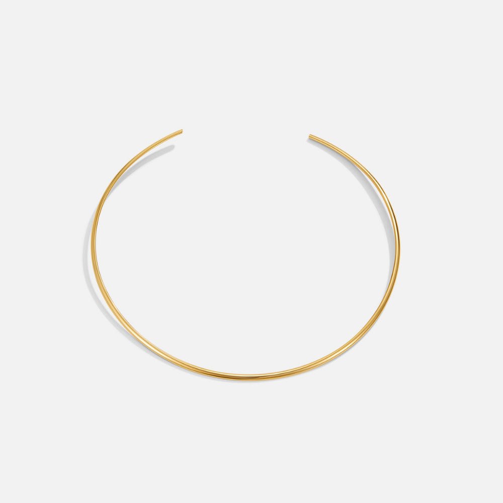 Fijne gouden halsbandketting