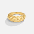 Gouden croissantring