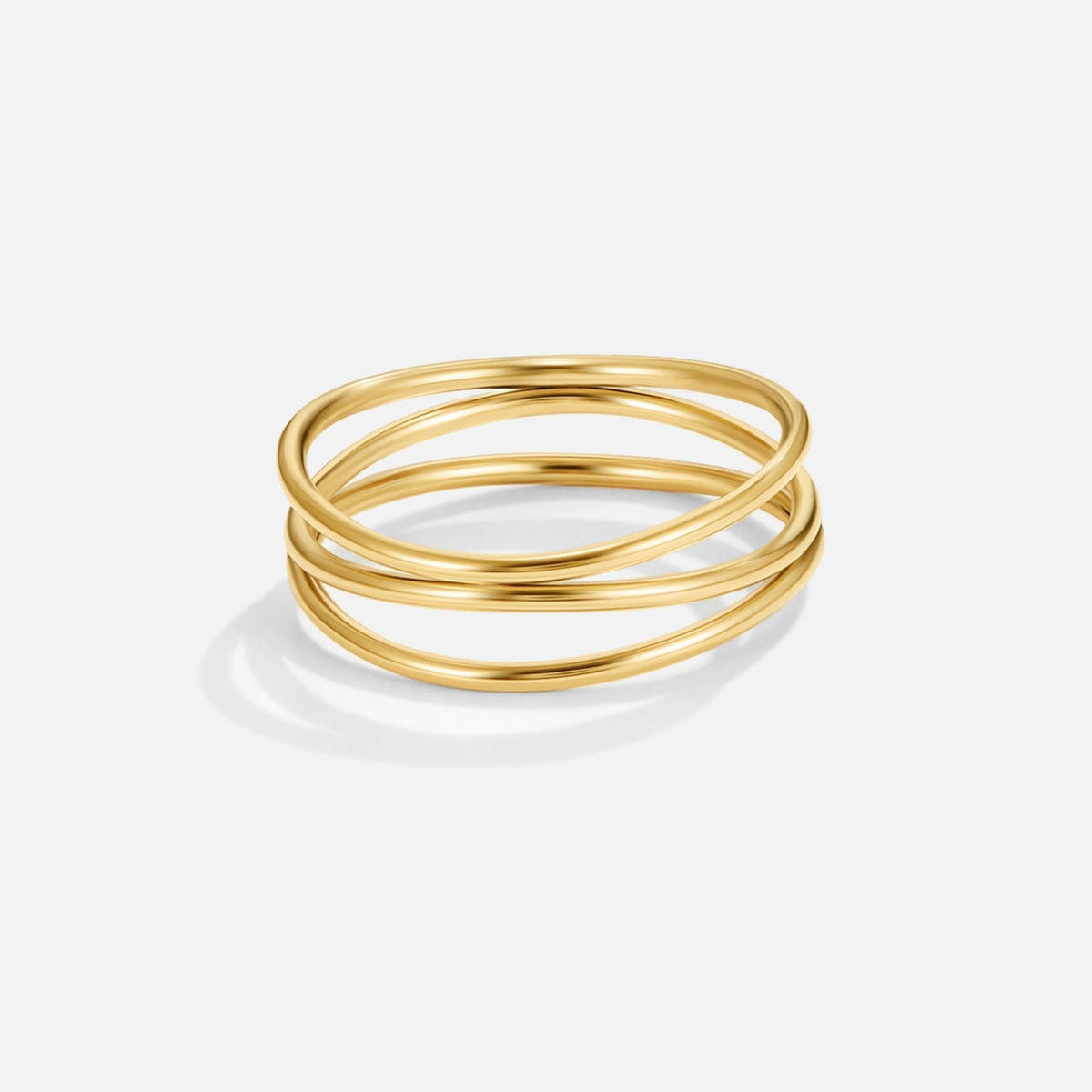 Gouden infinity lusring