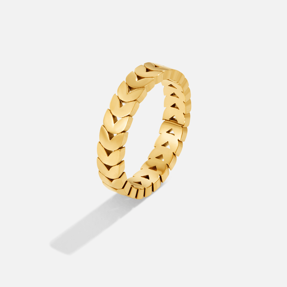 Gouden olijf bladring