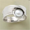 Vintage parelring