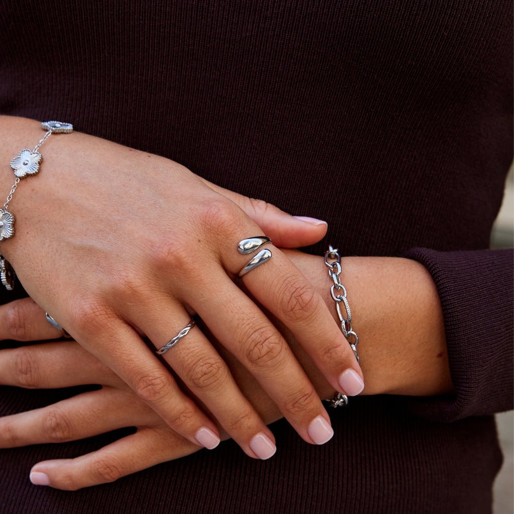 Raven zilveren ring