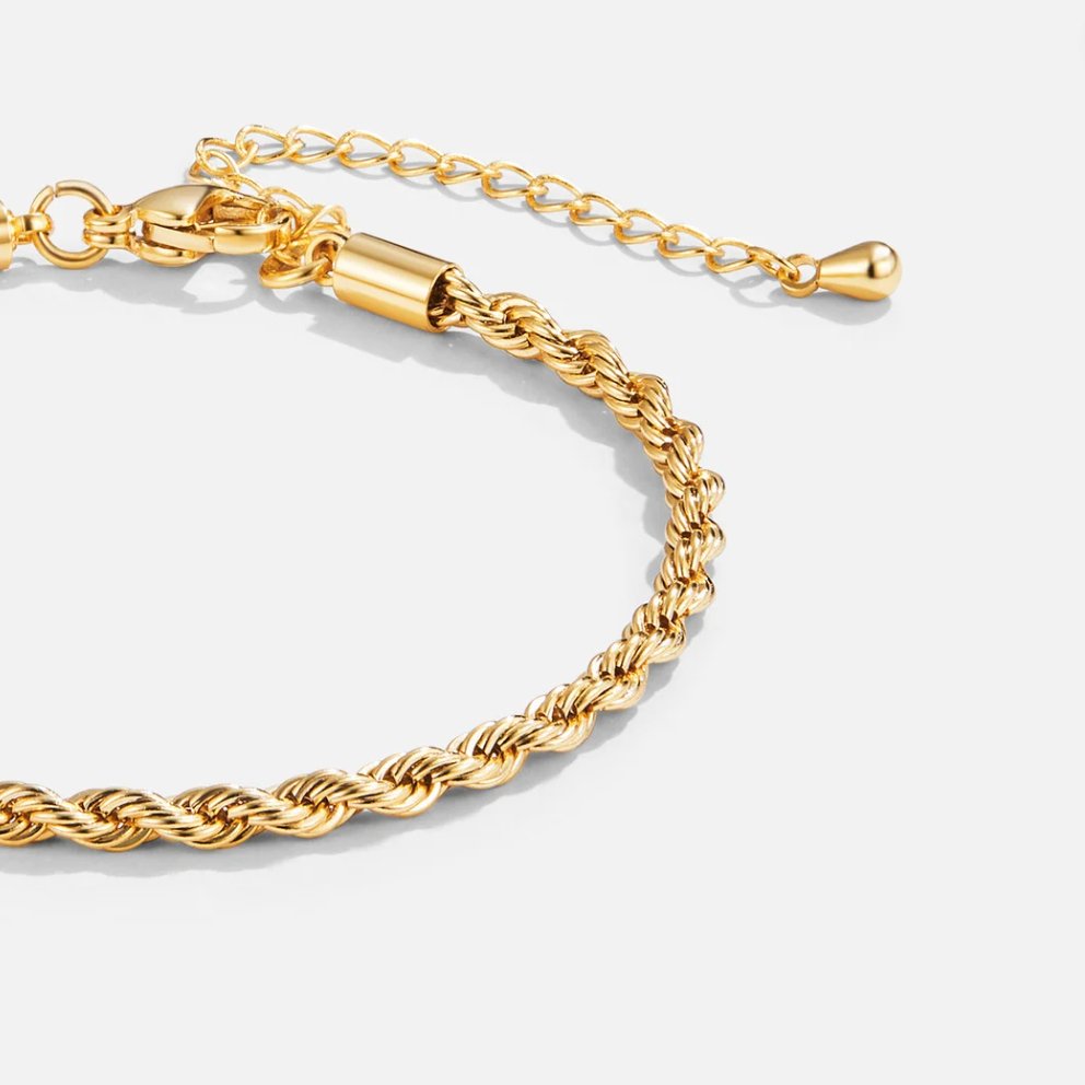 Isabella chique gevlochten gouden ring