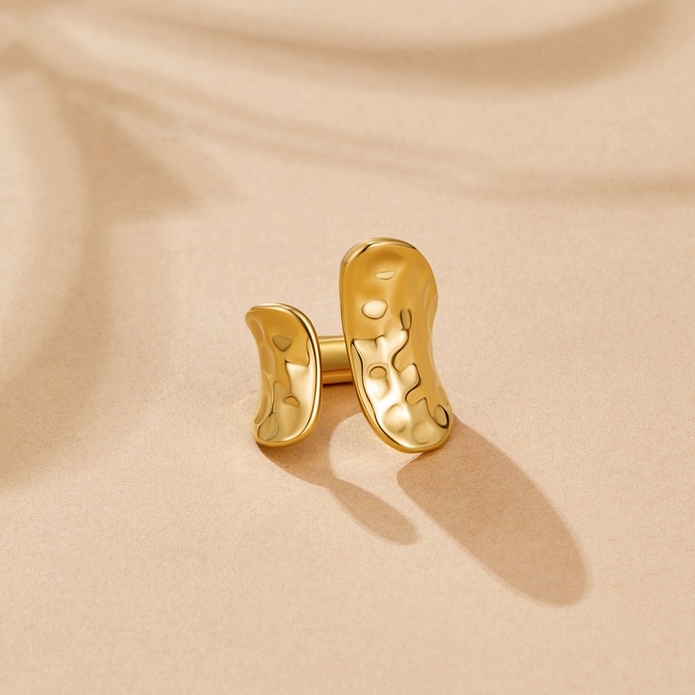 Yuna geometrische gouden ring