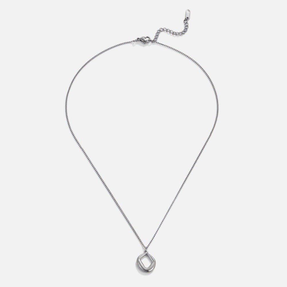 Zola geometrische zilveren ketting